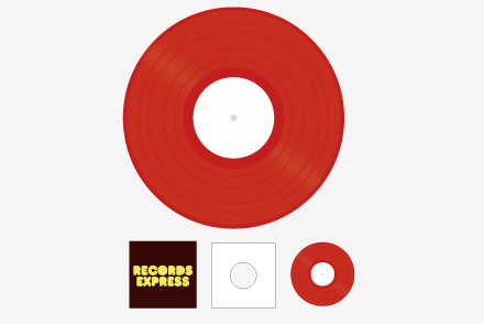 レコードプレス 10inchパック カラー