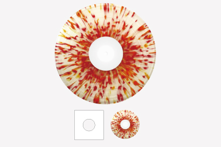 レコードプレス 10inch スプラッター