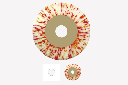 7inchレコード（スプラッター）