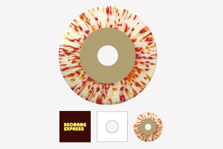 レコードプレス 7inchパック スプラッター